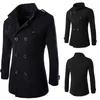 Men's Wool 1Pcs Winter Coat Fashion Men's Jacket Long