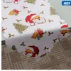 1PC 36x180 cm Runner da tavola natalizio Mat Babbo Natale Tovaglia Bandiera natalizia Festa a casa Asciugamano decorativo Runner da tavola rosso Natale