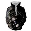 Lion Imprimé Hoodie Hommes 3d Hoodies Automne Printemps Mince Sweatshirts Garçons Vestes Qualité Pullover Unisexe Femmes Animal Streetwear Out Manteau