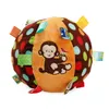 Baby Hand Cloth Ball Plush Toys Lathe Hanging Toys Handbell Newborn Colorful Soft Hand Grasp Rattle Pacify Ball