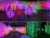 1,5 M 1,8 m 2 m Glänzende LED Kirschblüte Weihnachtsbaum Beleuchtung Wasserdichte Garten Landschaft Dekoration Lampe Für Hochzeit Party Weihnachten