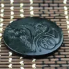 2021 nouveau chinois naturel noir vert jade jadéite loup pendentif collier été ornements pierre naturelle gravure à la main