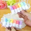 Mini 6 st Capsules Highlighter Vitamin Piller Highlight Marker Färgpennor Stationery Office School Supplies Marcadores Caneta