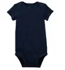 Baby rompers passar sommar spädbarn triangel romper onesies 100% bomull kortärmade barn kläder