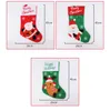 Kerstboomkousen tas santa claus rendier kerstsokken cadeau hangt snoep cadeauzakken kerstboom decoraties home decor drop schip