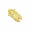 50 Stück große Cicada-Charms-Anhänger 61 x 34 mm für die Herstellung von Kunsthandwerk in Antik-Silber-Bronze-Gold