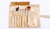 Ensemble de pinceaux de maquillage 7 outils avec sac en PU 6 couleurs disponibles Tout nouveau pinceau de maquillage professionnel BR007