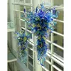 Big Blue Blue Murano Glass Art Chastelier Lamps 100% Handmade America Home Decor 70x135cm Подвесная лампа