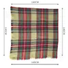 Plaid Pashmina Sjaal 140 * 140cm Oversized Tartan Sjaal 28 Stijlen Wikkel Sjaal Vierkant Kwastje Sjaals Warm Yoga Deken OOA5494