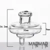 Vidro UFO carb cap Universal Dome 2mm 3mm 4mm de Quartzo Grossa Banger Prego Enail 19mm de Diâmetro 34mm Dab Domeless Rig DHL 662