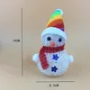 Светодиод семи цветов снеговик весенний фестиваль рождественский украшение хрустального мальчика для вечеринки по случаю дня рождения атмосфера оптом