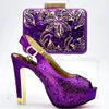 Whole italian African shoes and bag shoe and bag set for nigeria party women designer ladies matching bag2008676