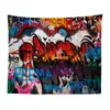 150*130CM 20 Styles Graffiti Tapestry Wall Hanging Beach Picnic Throw Rug Blanket wall hanging Decor Indoor yoga Kids mat T2I345