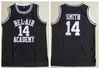 Mens den färska prinsen av Bel-Air # 14 Will Smith Academy Basketball Jerseys 25 Carlton Banks Stitched Shirts Yellow Black White Green Jersey S-XXL