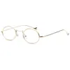 Lunettes de soleil rondes vintage Femmes Couleur de l'océan Miroir Lunettes de soleil Femelle Design Feme Metal Circle Cercle Lunes OCULOS UV4005208307