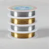 2pcs 0203040506081mm Alloy Cord Silver Gold Plated Craft Beads Rope Copper Wires Beading Wire Jewelry Making4774588