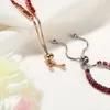 10 kolorów luksusowe różowe złote łańcuch łańcucha kolorów bransoletka dla kobiet panie błyszczące kryształowe pchnięcia bransoletka biżuteria Prezent3311370