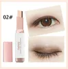 Novo fluwelen dubbele kleur shimmer oogschaduw stick mode verloop oog schaduw professionele ogen make-up schaduwen