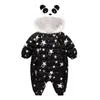 Inverno bebê macacão macacão roupas jumpsuit 3-24mouth panda menino recém-nascido menino pato para baixo snowsuit crianças infantil neve desgaste onepiece