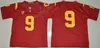 USC Trojans 9 Juju Smith-Schuster Jersey Men College Football Sam Darnold Adoree Jackson 32 OJ Simpson Ed Red White Size