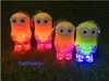 2020-New Arrival Minion Luz LED Keychain Chaveiro Anel Kevin Bob Lanterna Tocha Som Toy Despicable Me Promoção Presente de Natal dos miúdos