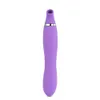 Sex Krachtige Wand Vibrators Sucker Voor Vrouwen Likken Tong Zuigen Clitoris Vibrator Massager Vrouwelijke Stimulator Volwassen Seksspeeltjes Y18102605