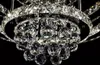 Modern Luxurious Generous Brilliant Stainless Steel LED Crystal Chandeliers Ceiling LightS Fixture Pendant Lamps Intelligent Remote Control