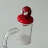 Carb Cap Cartoon Цветные стекла Carb крышка для Кварц Banger нефтяные вышки Курительные принадлежности DCC13