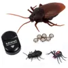 Telecomando Mock Falso Scarafaggio RC Giocattolo Scherzo Insetti Scherzo Spaventoso Trucco Bugs Halloweenn Natale Terrificante Giocattolo c420