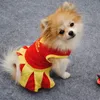 Nouveau chiot chien princesse robe coton été animaux vêtements pour petits chiens mode vêtements pour animaux de compagnie