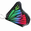 Desempenho de palco Props Kids Dancewear Fairy Cape Polyester Dance Isis Wing Chiffon Butterfly Wings for Children Belly Dance Chiff2299393