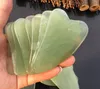 NIEUWE VERKOOP 10 STKS Natuurlijke Jade Gua Sha Huid Gezichtsverzorging Treatment Massage Jade Scraping Tool Spa Salon Leverancier Schoonheid Gezondheid Gereedschap