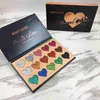 DROP 6pcs / lot BEAUTY GLAZED15 Couleurs Maquillage Fard À Paupières Métallique Cosmétique Ombre À Paupières Palette Shimmer Tropical Poudre Libre