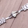 Braccialetti cinturino orologio in acciaio inossidabile Uomo Metallo argento di alta qualità 18 20 21 22 23 24mm Accessori cinturini moda donna