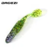 Dagezi 30st / Lot Fiske Swimbaits Jig Head Soft Lure 9.5cm / 6g Fly Fiske Bait Soft Fishing Lure 10Colors Soft Pesca Bait