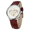 SEWOR BRAND BRACTIF MALLE SKELETON MECANICAL Men Men Famme Luxury Watch Band Analog Clock Fashion Style Wristwatch SWQ32PU9844566
