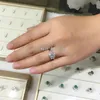 choucong Luxury Jewelry Women Engagement ring Heart cut 3ct Diamond 925 Sterling silver Wedding Band Ring for women