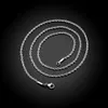 Fashion Jewelry 100% Stainless Steel Necklace for Men/Women Twist Chain 2 mm 18/20/22/24/28 Inches