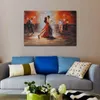 Top moderne kunst abstracte schilderijen met Tango Dancer canvas handgemaakt olieverfschilderij voor woonkamer7338967