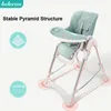 Chaises hautes portables multifonctionnelles pour enfants, chaise haute amovible pour bébé de 6 à 36 mois, chaise de salle à manger légère pour bébé