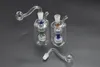 Inline Perc Percolator Bubbler Pipa ad acqua in vetro Honeycomb Bong 10mm Ash Catchers Bong Vortex Honeycomb Shiny Oil Rigs Tubi per fumo d'acqua