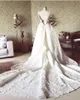 Robe de mariée de luxe col carré perles majeures appliques paillettes robes de mariée dos à lacets sur mesure pays robes de mariée