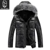 Atacado- nova chegada de inverno casaco de couro quente jaqueta masculina outerwear moda casual hihg qulaity plus size M L XL 2XL 3XL 4XL