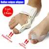 1 Lot2 paires Hallux Valgus Aligner pied pouce rééducation gros orteil séparateur Alluce Valgo réglage orteil correcteur soins des pieds Go5683942