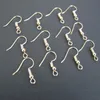 1000 pcs/lot bricolage boucles d'oreilles pièces boucles d'oreilles fermoirs crochets résultats composant bijoux à bricoler soi-même faisant des accessoires alliage crochet oreille fil bijoux