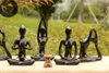 Seramik güzellik Yoga kız lady heykelcik ev dekor el sanatları odası dekorasyon el sanatları süs porselen heykelcik spor heykeli