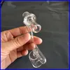 Quartz Dropdown avec Banger Nail 2mm d'épaisseur 10mm 14mm 18mm Femelle Mâle Joint Transparent Drop Down Dab Rig