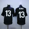 주어진 모든 남성 일요일 13 Willie Beamen Football Jerseys Cheap 13 Willie Beamen Black Stitched Football Shirts