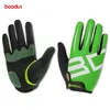 Baodun Mężczyźni Kobiety Rękawice Rowerze Pełny Palcowy Motocykl Bokserki Giemy MTB Road Bike Rower Riding Mittens Gants Velo Luvas De Goleirro