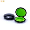 Plat rond silicone cire récipient dab cire pot prix de gros dab récipient acrylique mallette de rangement miroir coquille